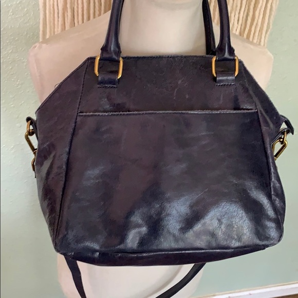 Elliott Lucca navy blue multiwear leather bag - Picture 6 of 8